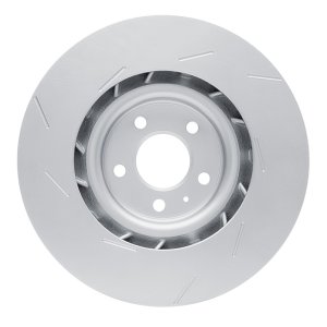 Porsche Macan Brake Rotor (1) - Front Right - R1 Concepts - Slotted GeoSPEC - `15-`23